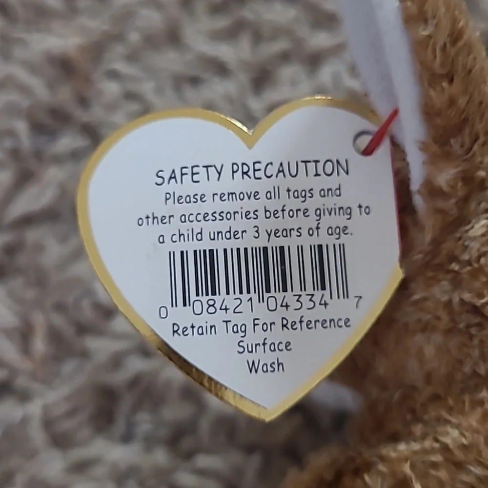 TY Beanie Baby - 2000 Roxie the Reindeer-Red Nose - Picture 4 of 8